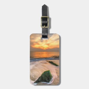 Etiqueta Para Maletas Estados Unidos, Nueva Jersey, Cabo de Mayo. Escena