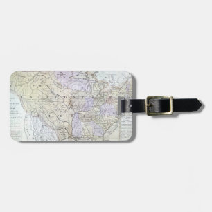 Etiqueta Para Maletas ESTADOS UNIDOS TRAZAN, c1812