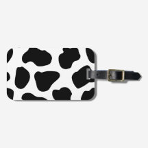 Estampado de vaca negro blanco