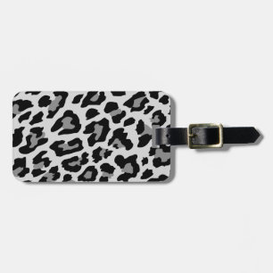 Etiqueta Para Maletas estampado leopardo