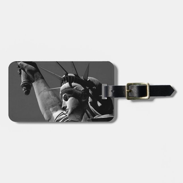 Etiqueta Para Maletas Estatua de la Libertad (Frente Horizontal)
