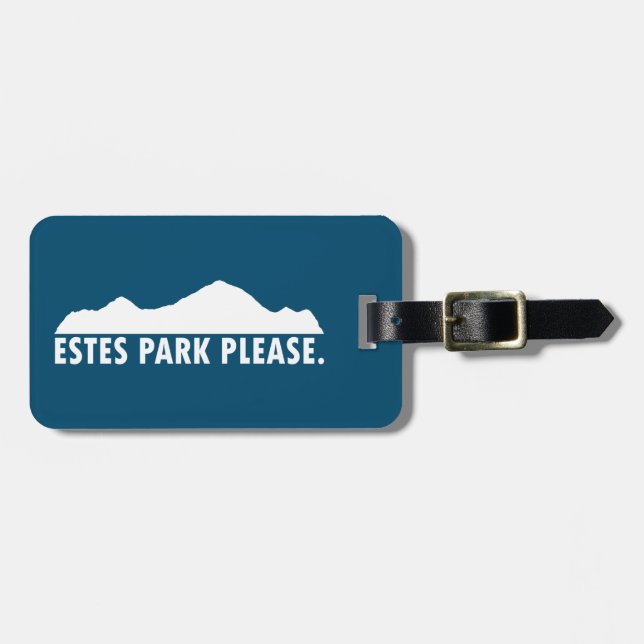 Etiqueta Para Maletas Estes Park Please (Frente Horizontal)