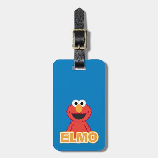 Etiqueta Para Maletas Estilo clásico de Elmo (Frente Vertical)