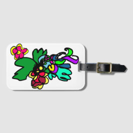 Etiqueta Para Maletas Estilo colibrí 