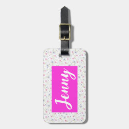 Etiqueta Para Maletas Estilo de las flores