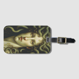 Etiqueta Para Maletas Estilo renacentista de Medusa
