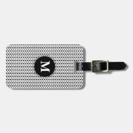 Etiqueta Para Maletas Estitch Knit + artesanías blancas iniciales