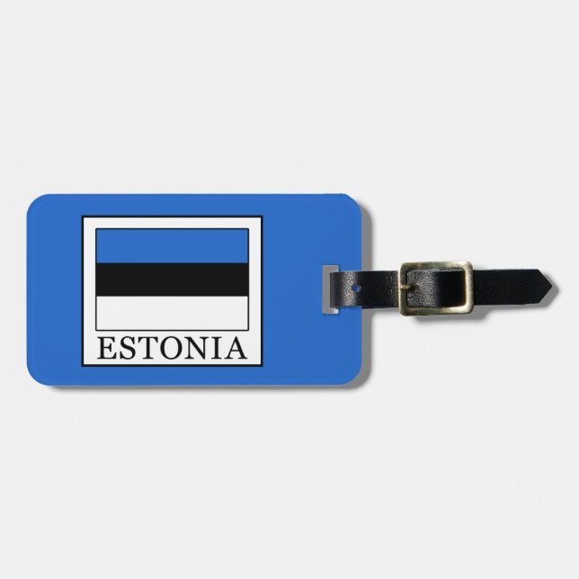 Etiqueta Para Maletas Estonia (Frente Horizontal)