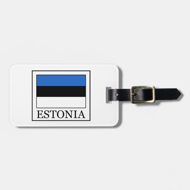 Etiqueta Para Maletas Estonia (Frente Horizontal)