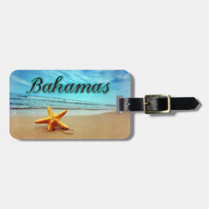 Etiqueta Para Maletas Estrella de Bahamas