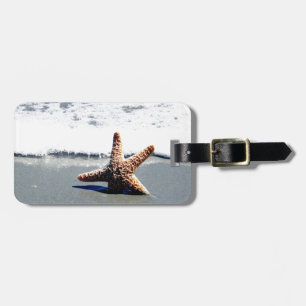 Etiqueta Para Maletas Estrellas de mar en la resaca