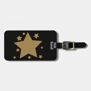 Etiqueta Para Maletas Estrellas del oro