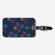 estrellas modernas y coloridas - azul marino