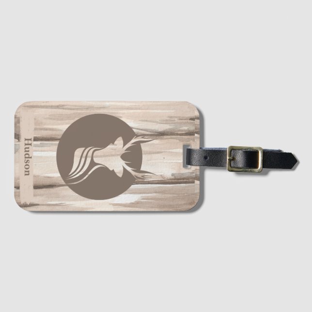 Etiqueta Para Maletas Estuche Deer Trails iPhone / iPad (Anverso horizontal)