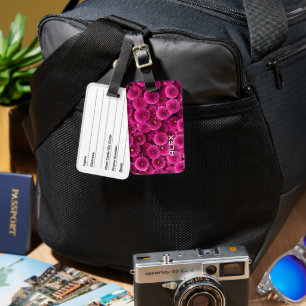 Etiqueta Para Maletas Estuche Magenta Chrysanthemum para iPhone - Ar flo