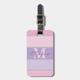 Etiqueta Para Maletas estuche para iPhone rosa y púrpura pastel / iPad