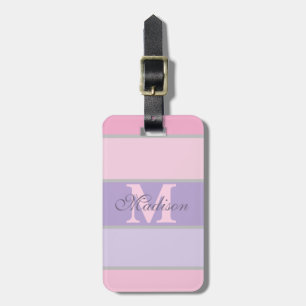 Etiqueta Para Maletas estuche para iPhone rosa y púrpura pastel / iPad