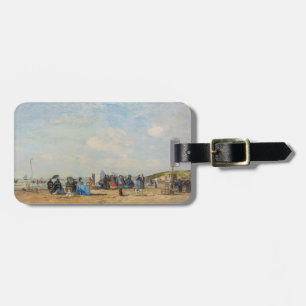 Etiqueta Para Maletas Eugene Boudin - Reunión en la playa