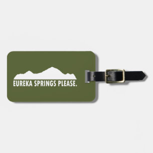 Etiqueta Para Maletas Eureka Springs Please
