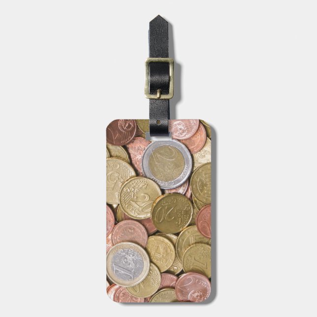 Etiqueta Para Maletas Euro Cents (Frente Vertical)