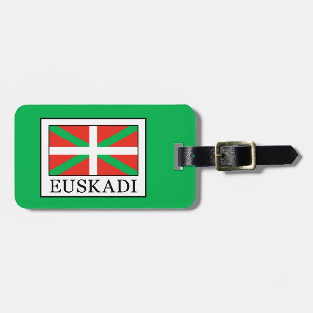 Etiqueta Para Maletas Euskadi (Frente Horizontal)