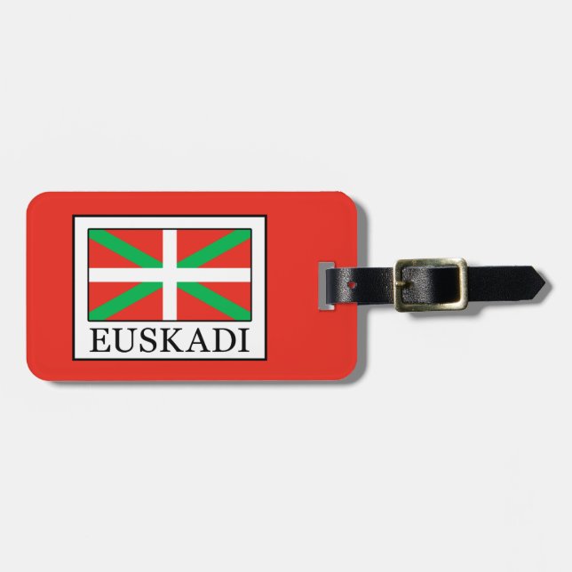 Etiqueta Para Maletas Euskadi (Frente Horizontal)