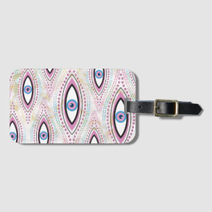 Etiqueta Para Maletas Evil Eye Illustrated Eye Rainbow
