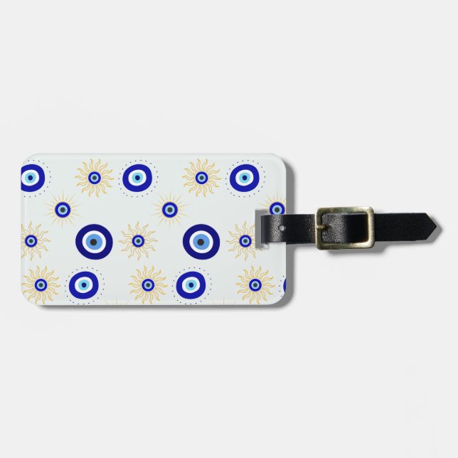 Etiqueta Para Maletas Evil Eye Symbol (Frente Horizontal)