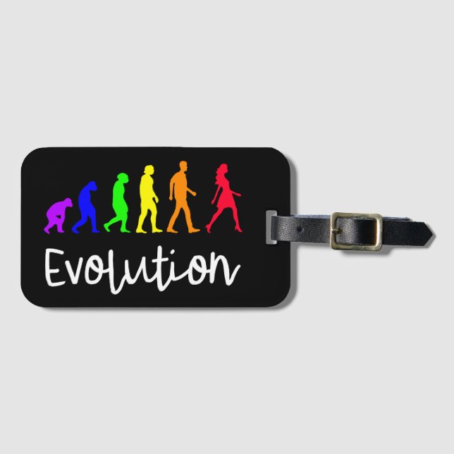 Etiqueta Para Maletas Evolución (Anverso horizontal)