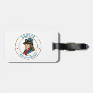 Etiqueta Para Maletas Exeter New Hampshire Colonial
