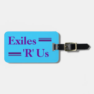 Etiqueta Para Maletas Exiliados 'R' Us