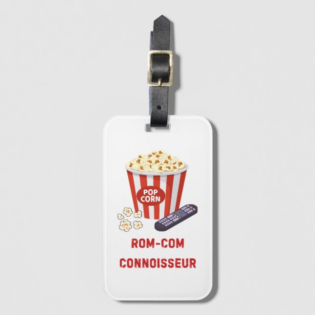 Etiqueta Para Maletas Experto en Comedia Romántica (Anverso vertical)