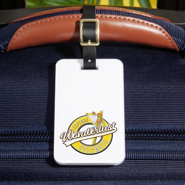 Etiqueta Para Maletas explorar la maravilla de Colombia (Anverso In situ 2)