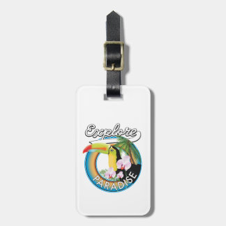 Etiqueta Para Maletas Explorar personalizado del logotipo de Paradise Tr
