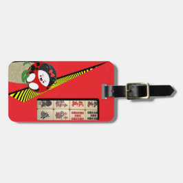 Etiqueta Para Maletas Expresión oriental