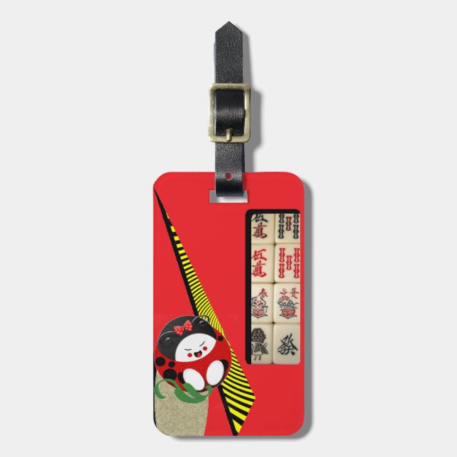 Etiqueta Para Maletas Expresión oriental (Frente Vertical)