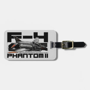 Etiqueta Para Maletas F-4 Fantasma II