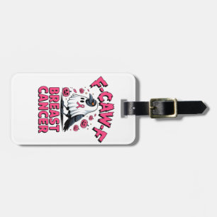 Etiqueta Para Maletas F-Caw-F Cáncer de Mama Funny Crow Crow