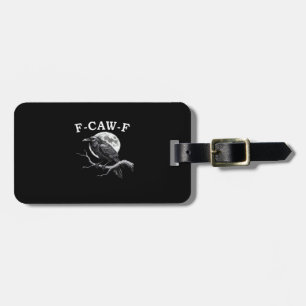 Etiqueta Para Maletas F-Caw-F Cuervo Cuervo Divertido F-Caw-F Accesorios