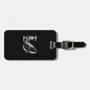 Etiqueta Para Maletas F-Caw-F Cuervo Mujer Casual Con Estilo