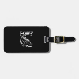 Etiqueta Para Maletas F-Caw-F Cuervo Mujer Casual Con Estilo