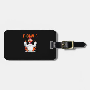 Etiqueta Para Maletas F-Caw-F Gallina Divertida Clásica Minimalista Limp