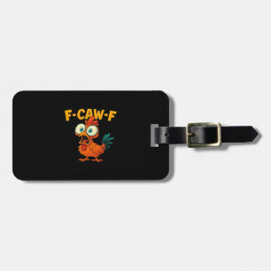Etiqueta Para Maletas F-Caw-F Pollo Esencial Creativo Casual
