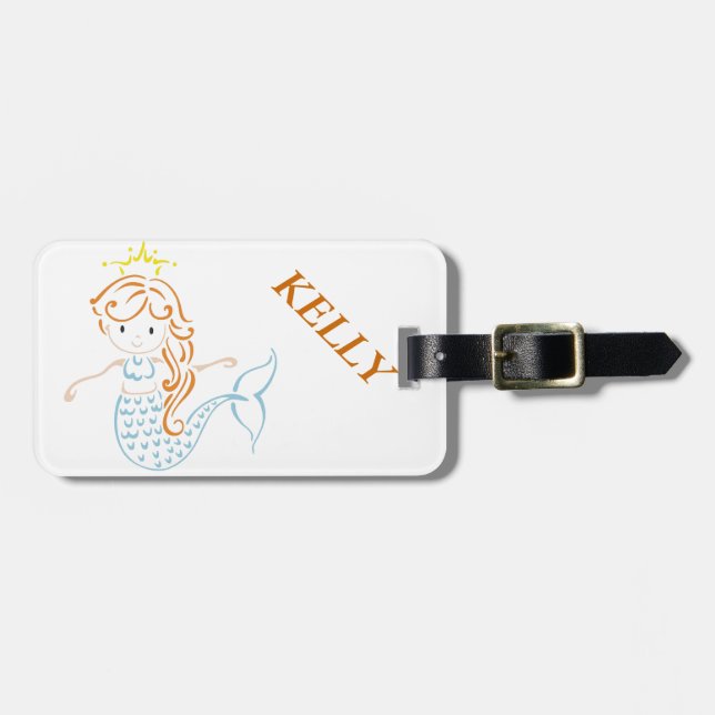 Etiqueta Para Maletas Fairy (Frente Horizontal)