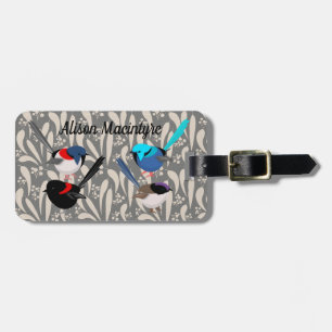 Etiqueta Para Maletas Fairy Wrens