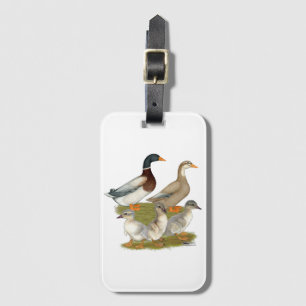 Etiqueta Para Maletas Familia Sajonia Duck
