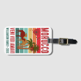 Etiqueta Para Maletas Family Reunion Vacation Morocco Trip Group 