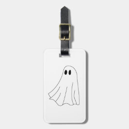 Etiqueta Para Maletas Fantasma Espeluznante