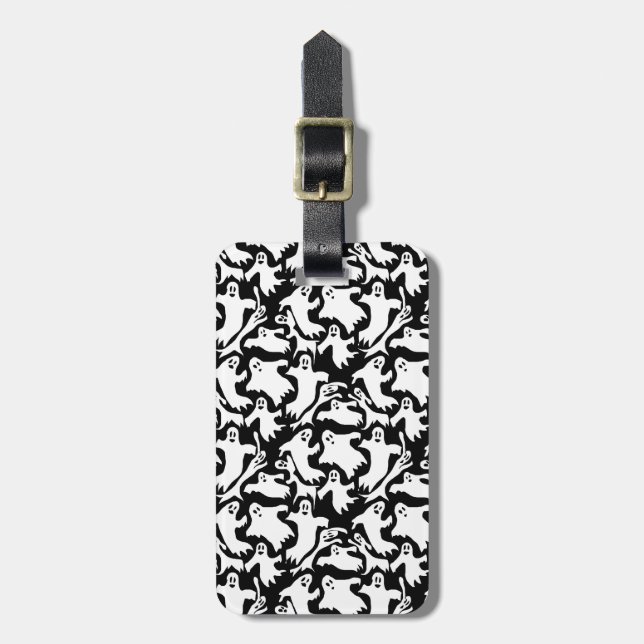 Etiqueta Para Maletas Fantasmas (Frente Vertical)