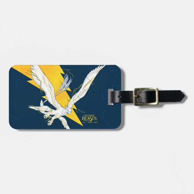 Etiqueta Para Maletas Fantastic Beasts Thunderbird (Frente Horizontal)